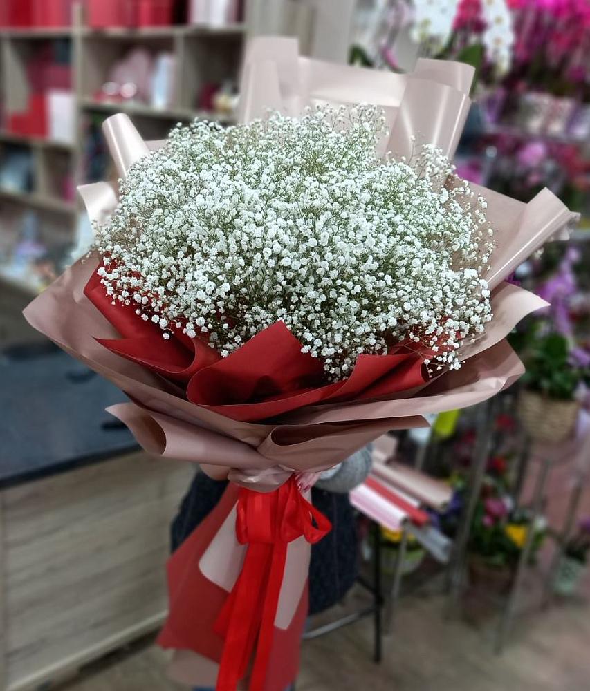 Букет Белые хлопья в Бакунино Букет цветов из: Гипсофила в Бакунино