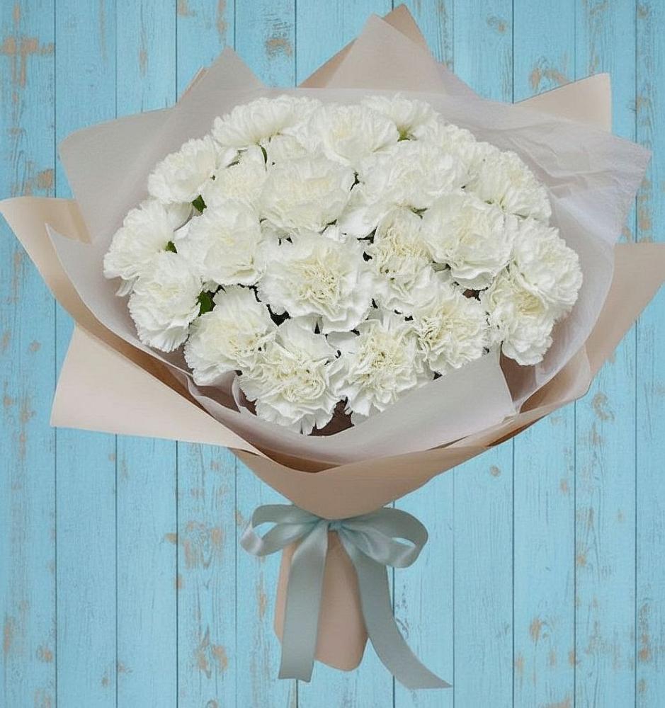 Букет цветов из: Гвоздики в Бакунино