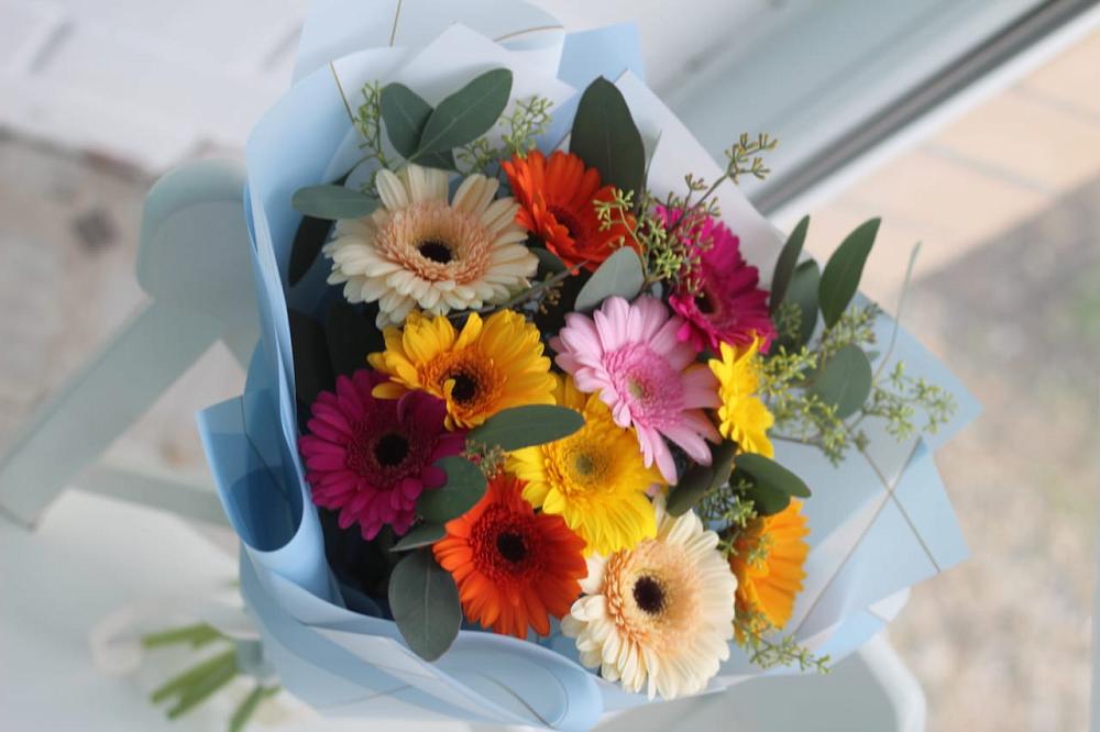 Букет цветов из: Герберы в Бакунино