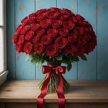 Букет Красные розы Блэк Меджик в Бакунино