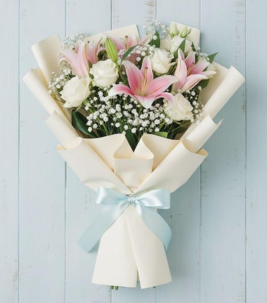 Букет цветов из: Лилии в Бакунино