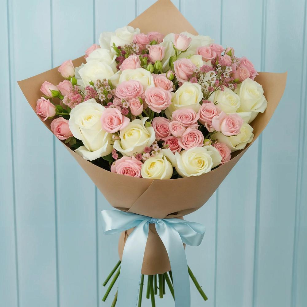 Букет цветов из: Розы в Бакунино