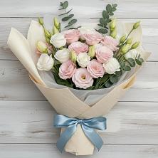 Букет цветов из:  Лизиантусы в Бакунино