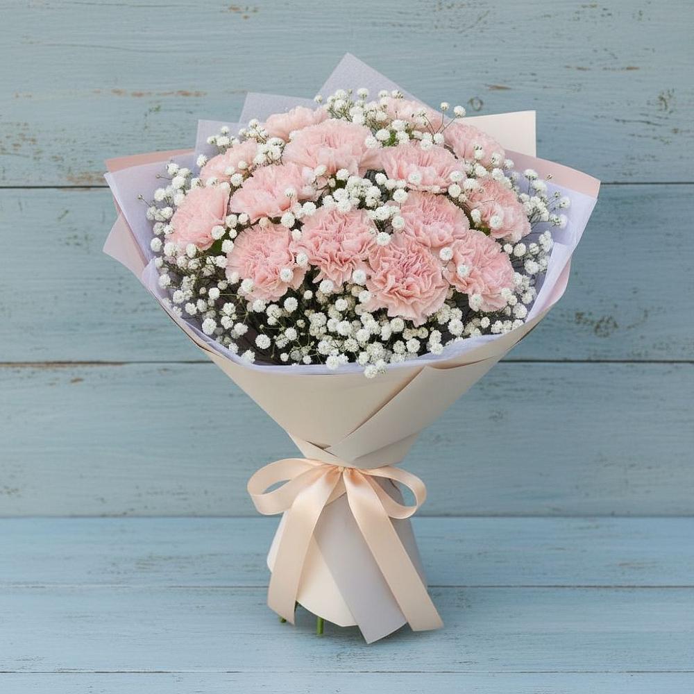 Букет цветов из: Гвоздики в Бакунино