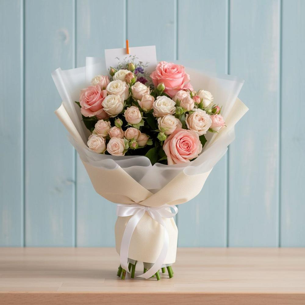 Букет цветов из: Розы в Бакунино