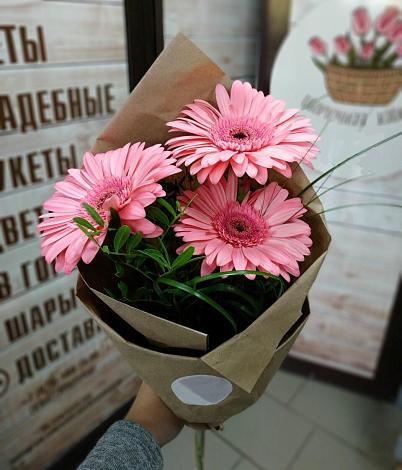 Букет цветов из: Герберы в Бакунино
