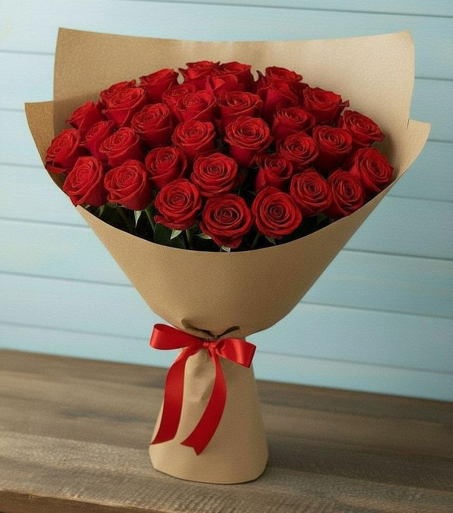 Букет Красные розы Милано в Бакунино