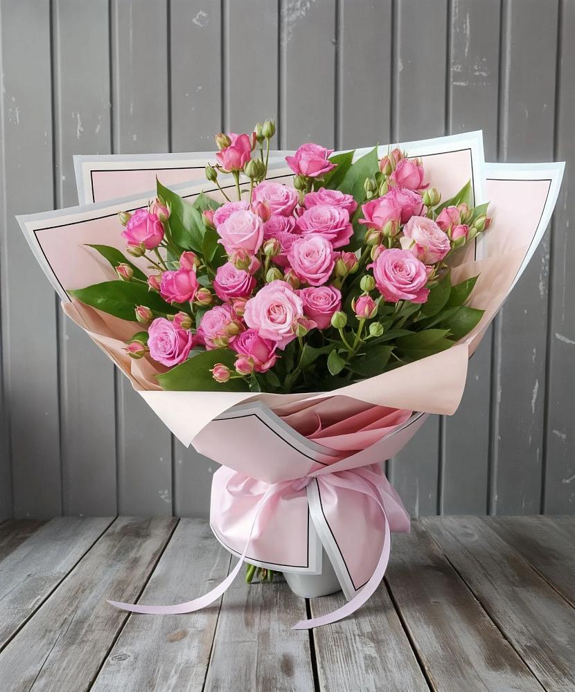 Букет Розовый кустик в Бакунино