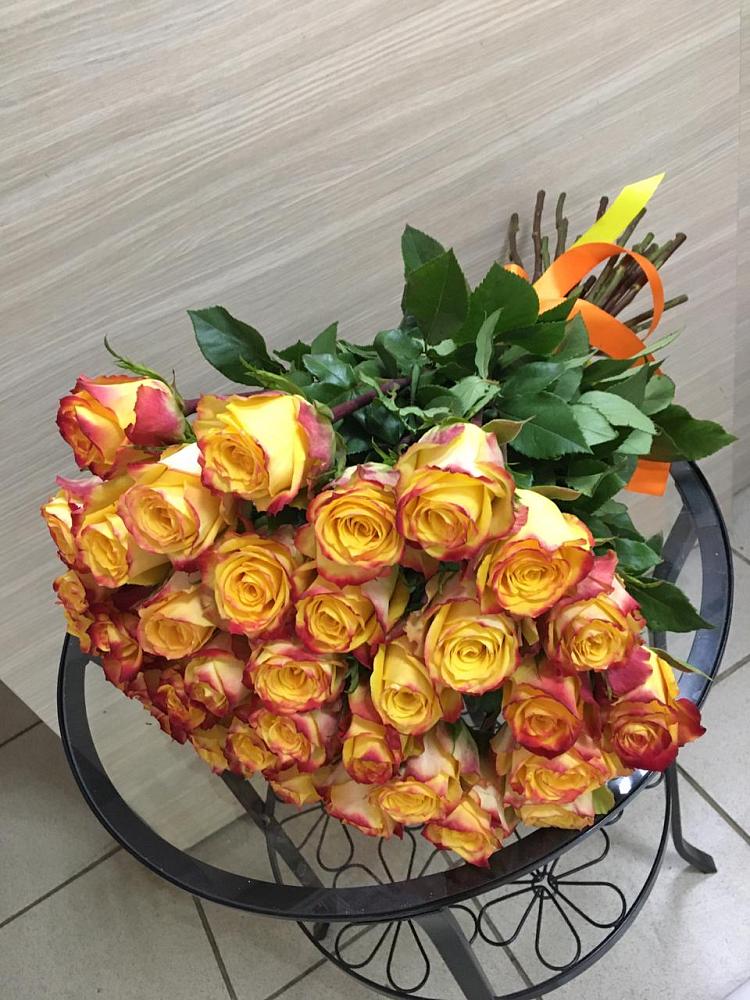 Букет Желтые розы в Бакунино