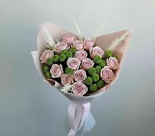 Букет цветов из:  Розы и Хризантемы в Бакунино