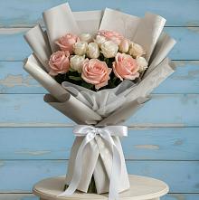 Букет цветов из:  Розы #REPLACE_PRED# Бакунино
