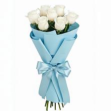 Букет 7 белых роз Проуд #REPLACE_PRED# Бакунино