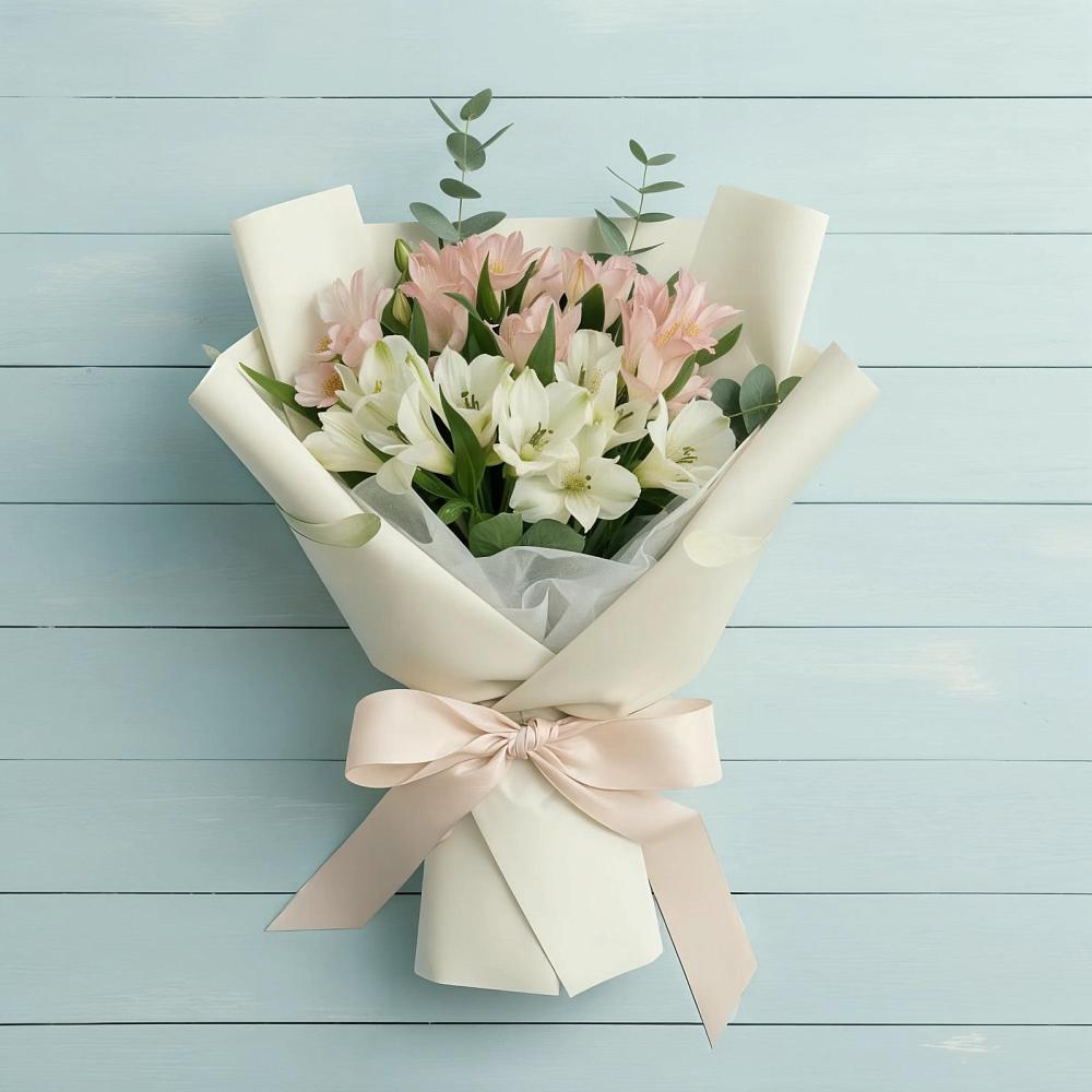 Букет цветов из: Альстромерии в Бакунино