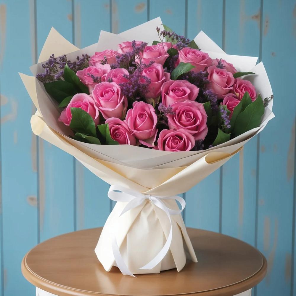 Букет цветов из: Розы в Бакунино